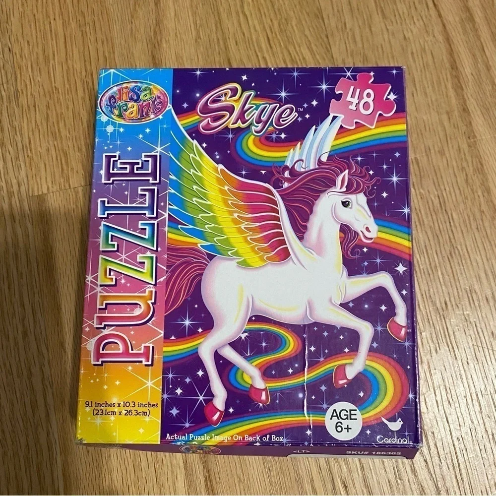 Lisa Frank Skye Unicorn Puzzle - 48 Pieces - Multicolor